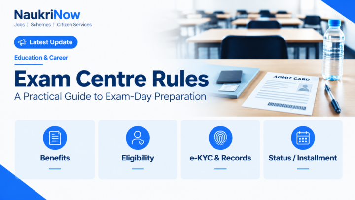 Exam Centre Rules – NaukriNow featured poster