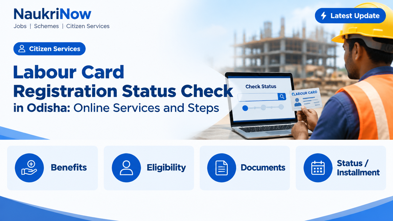 Labour Card Registration Status Check – NaukriNow featured poster