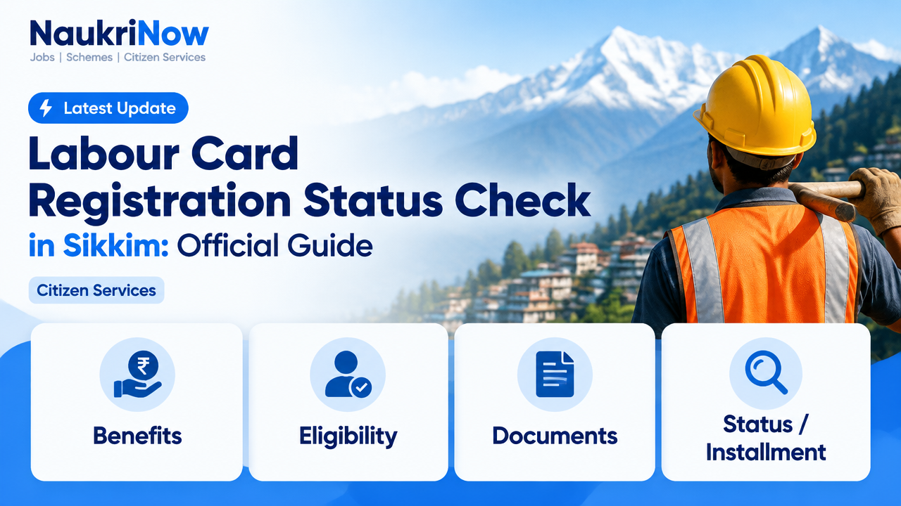 Labour Card Registration Status Check – NaukriNow featured poster