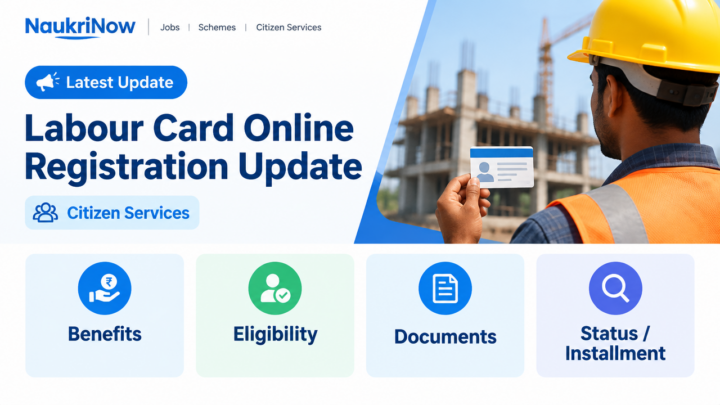Labour Card Online Registration Update – NaukriNow featured poster