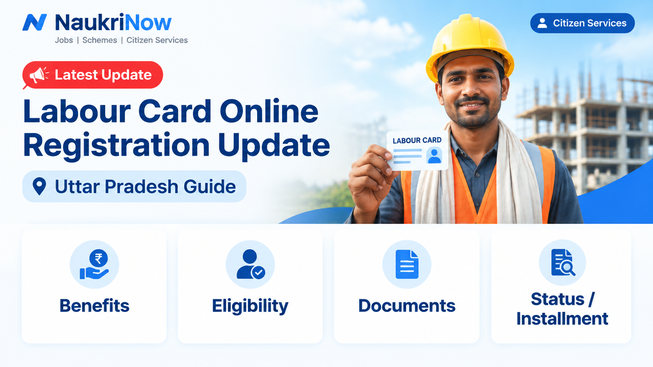 Labour Card Online Registration Update – NaukriNow featured poster