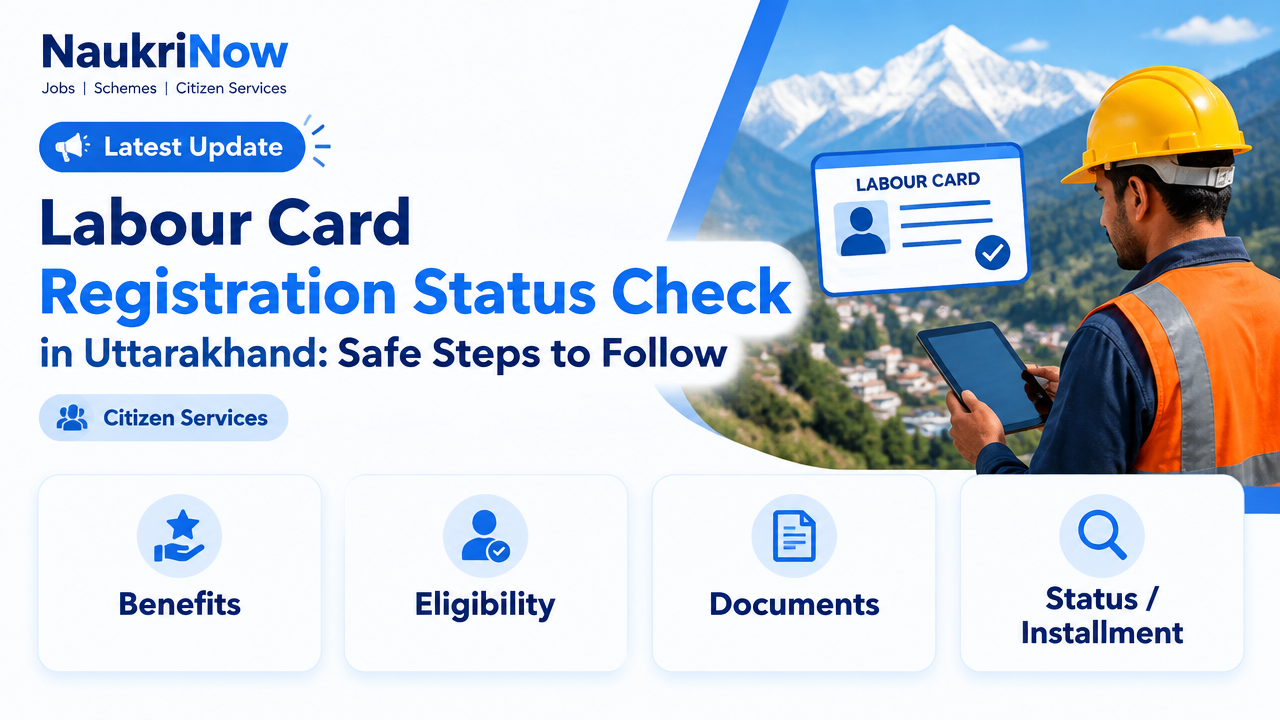 Labour Card Registration Status Check – NaukriNow featured poster