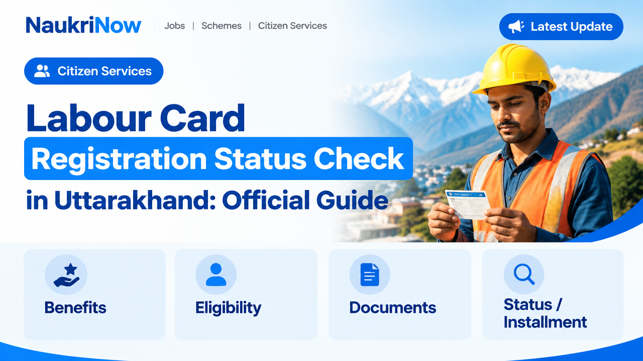 Labour Card Registration Status Check – NaukriNow featured poster
