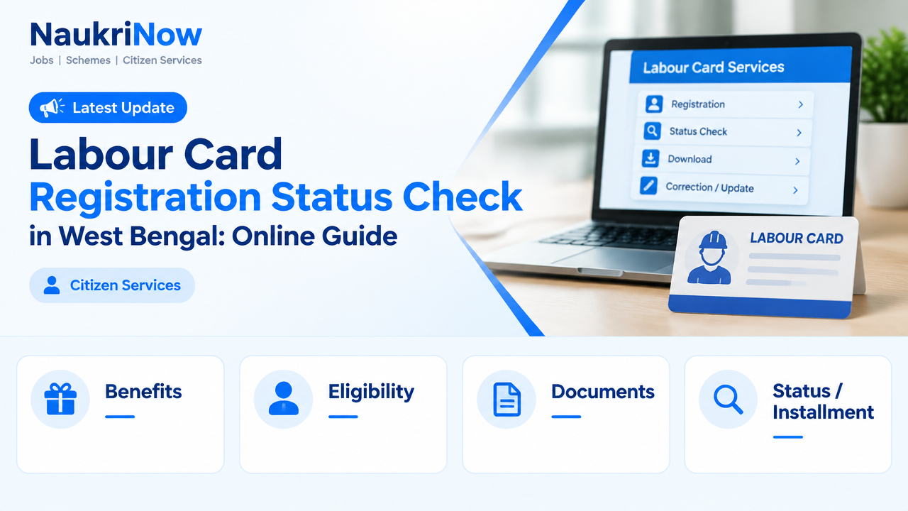 Labour Card Registration Status Check – NaukriNow featured poster