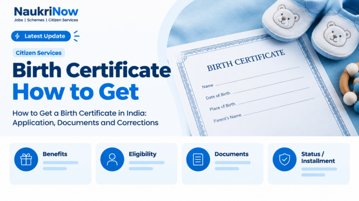 Birth Certificate How to Get – NaukriNow featured poster