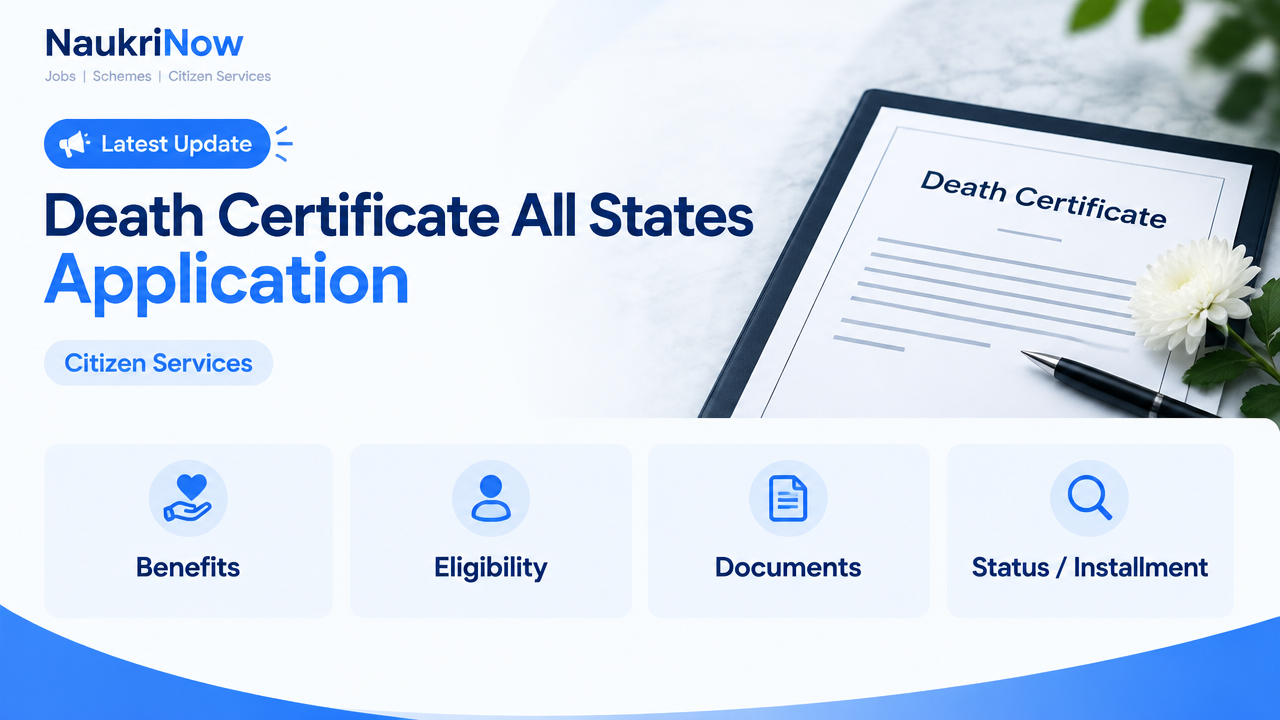 Death Certificate All States Application – NaukriNow featured guide