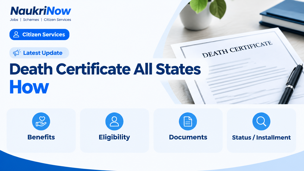Death Certificate All States How – NaukriNow featured poster