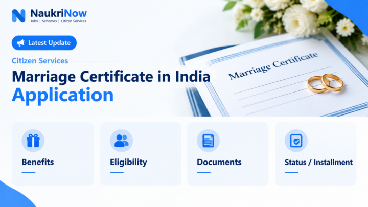 Marriage Certificate in India Application – NaukriNow featured poster