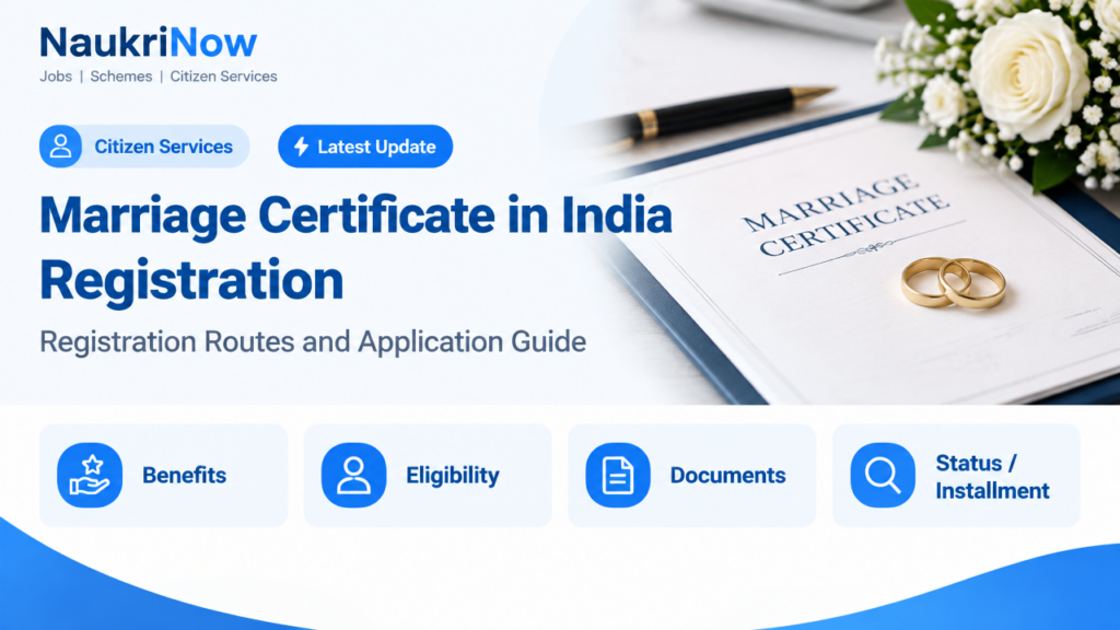 Marriage Certificate in India Registration – NaukriNow featured guide