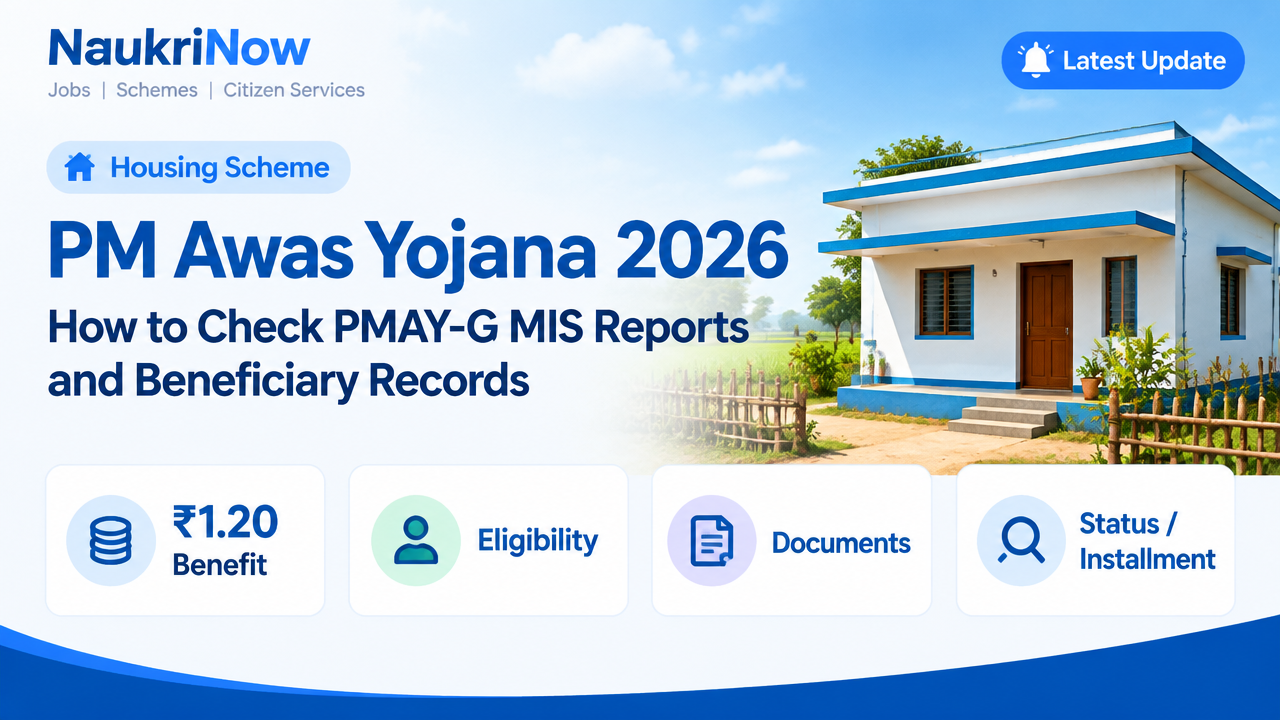 PM Awas Yojana 2026 – NaukriNow featured poster