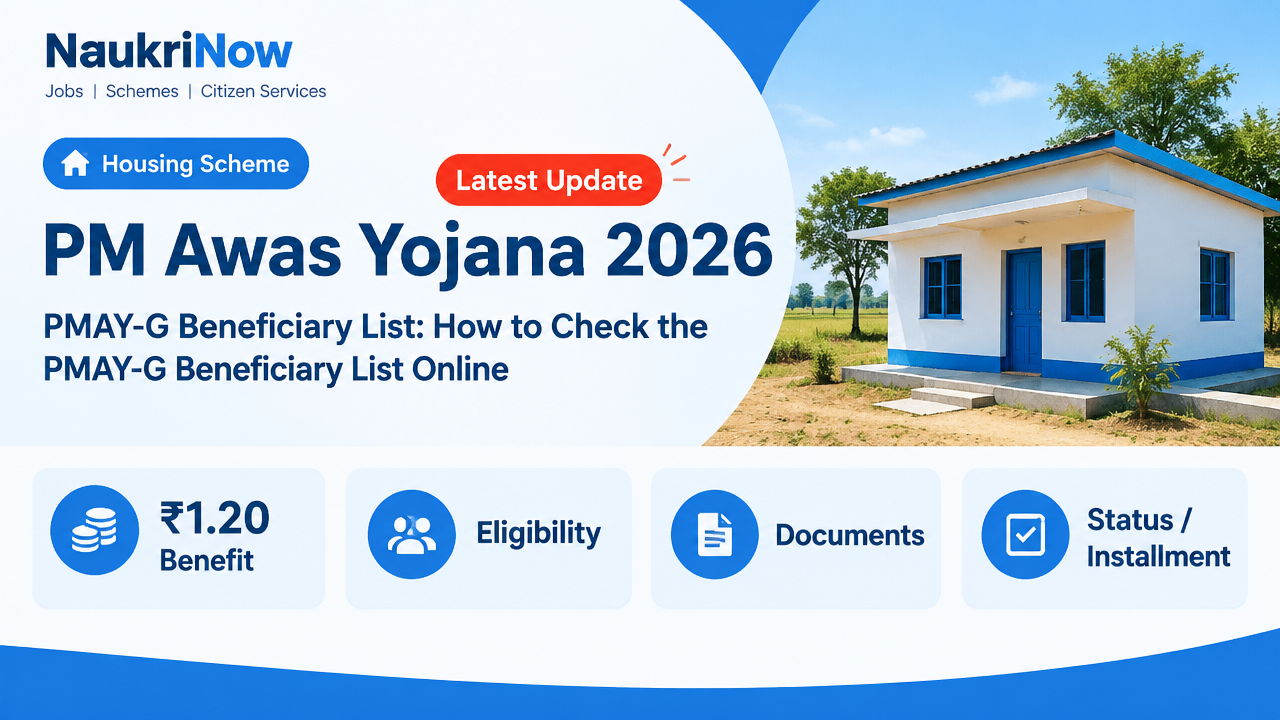 PM Awas Yojana 2026 – NaukriNow featured poster