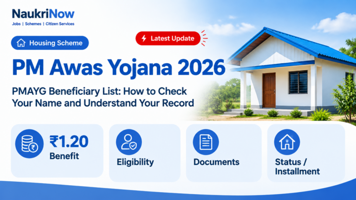 PM Awas Yojana 2026 – NaukriNow featured poster
