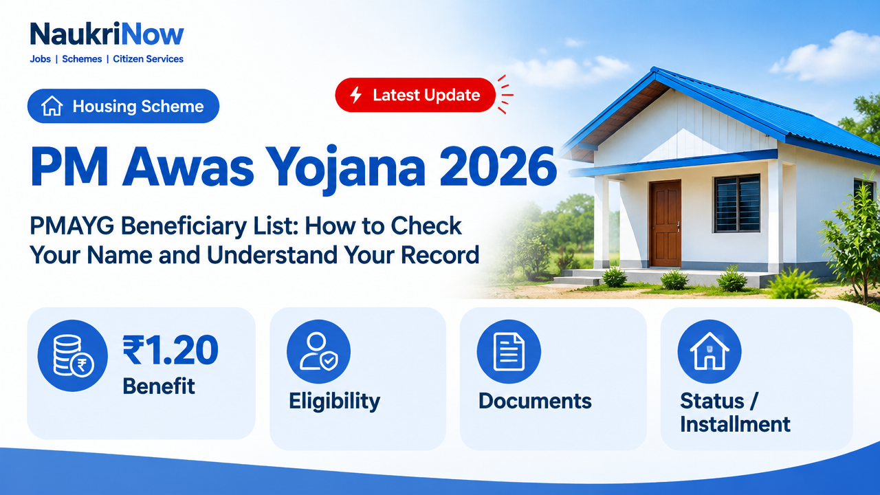 PM Awas Yojana 2026 – NaukriNow featured poster