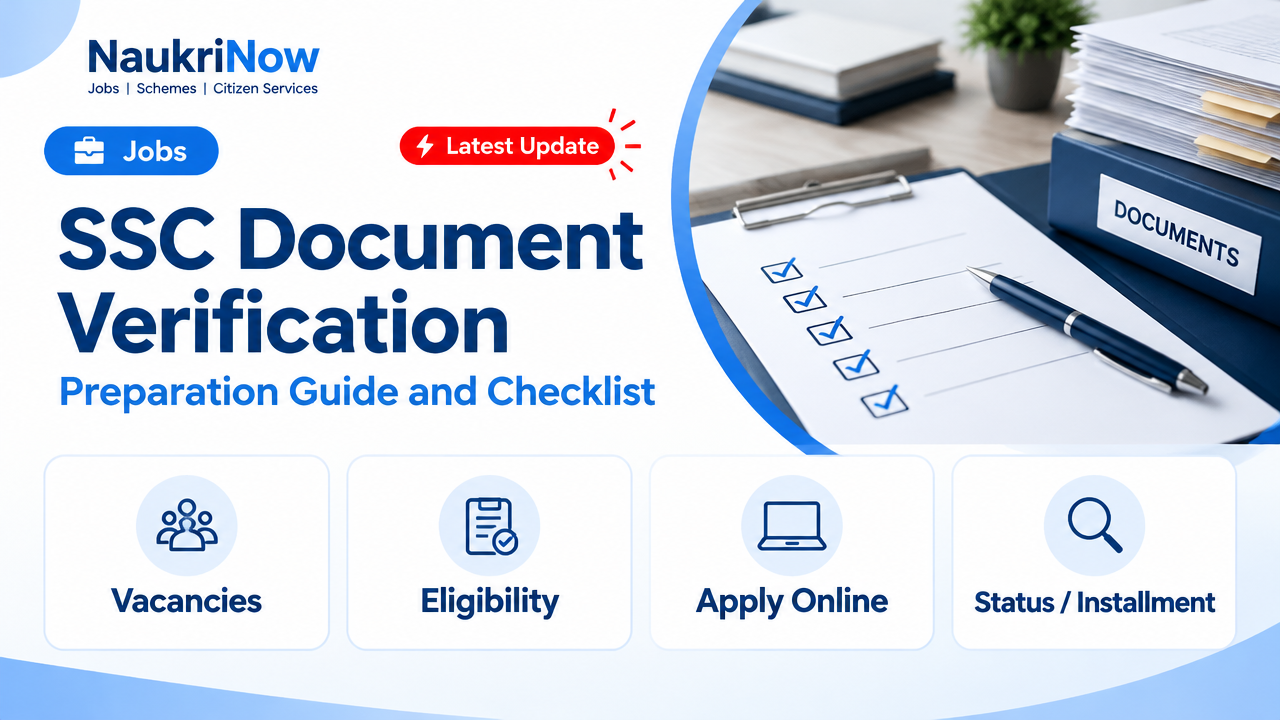 SSC Document Verification – NaukriNow featured guide