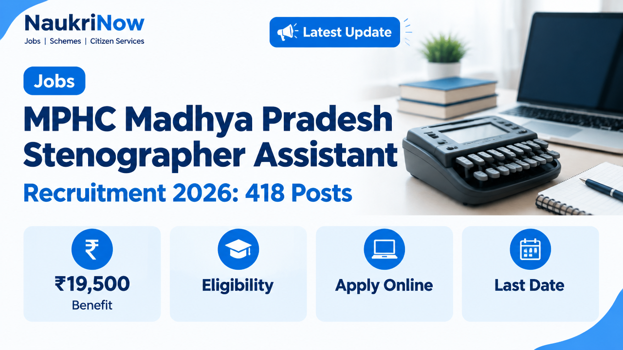 MPHC Madhya Pradesh Stenographer Assistant – NaukriNow featured guide