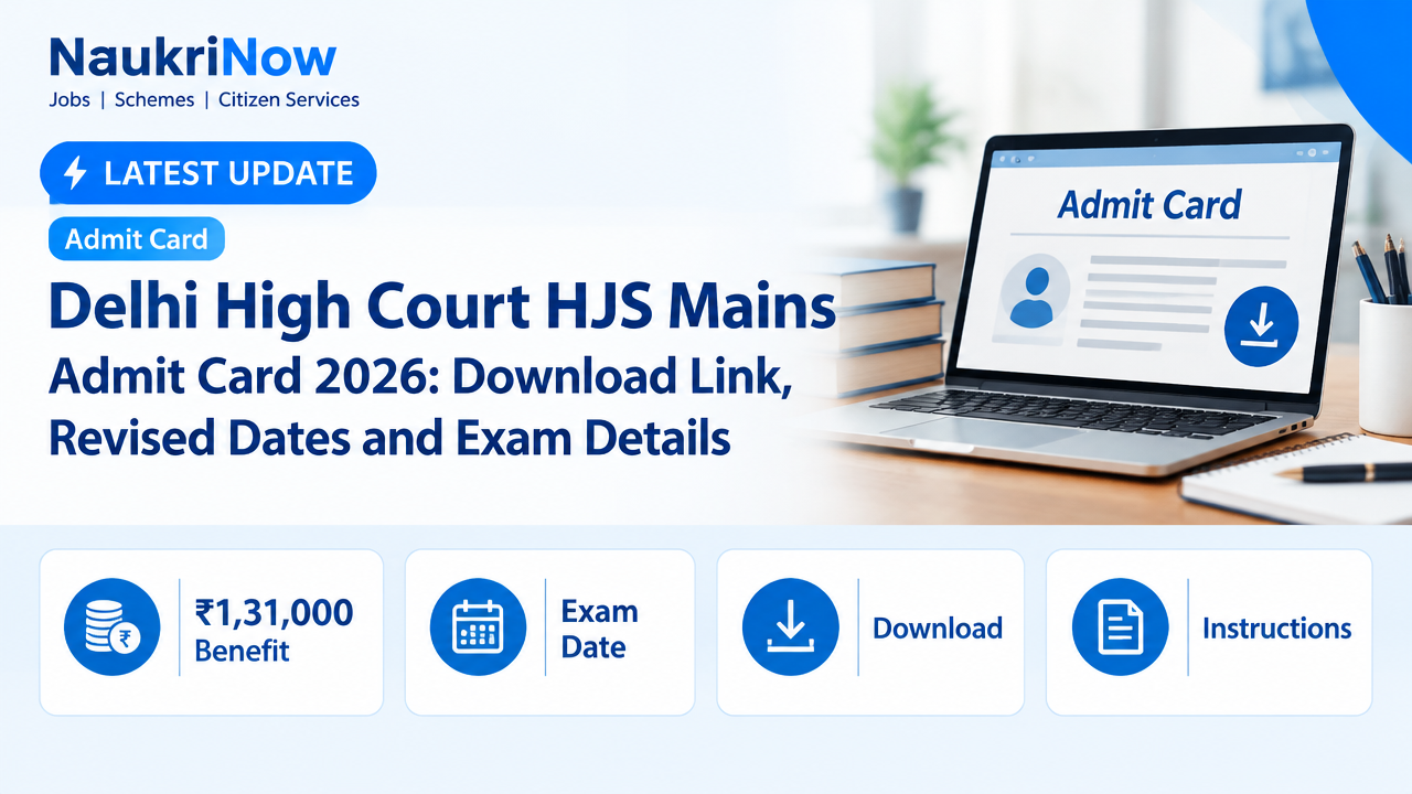 Delhi High Court HJS Mains – NaukriNow featured poster