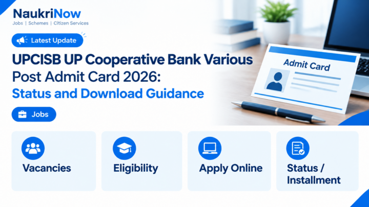 UPCISB UP Cooperative Bank Various – NaukriNow featured poster