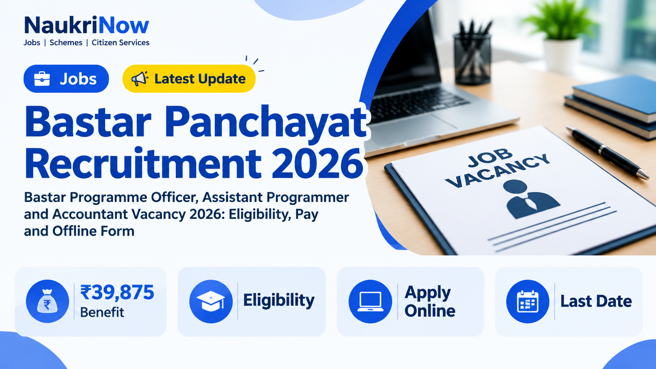 Bastar Panchayat Recruitment 2026 – NaukriNow featured poster