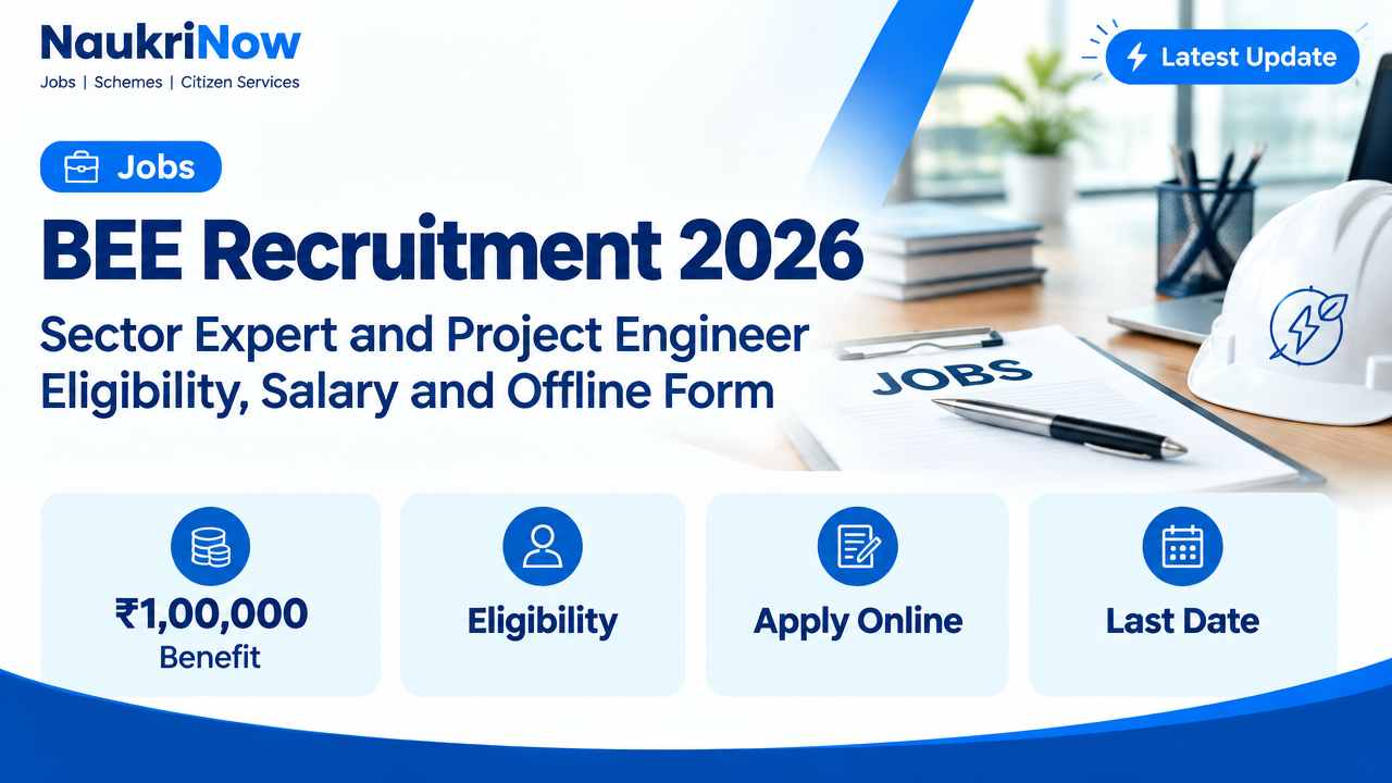 BEE Recruitment 2026 – NaukriNow featured poster