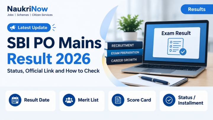 SBI PO Mains Result 2026 – NaukriNow featured poster
