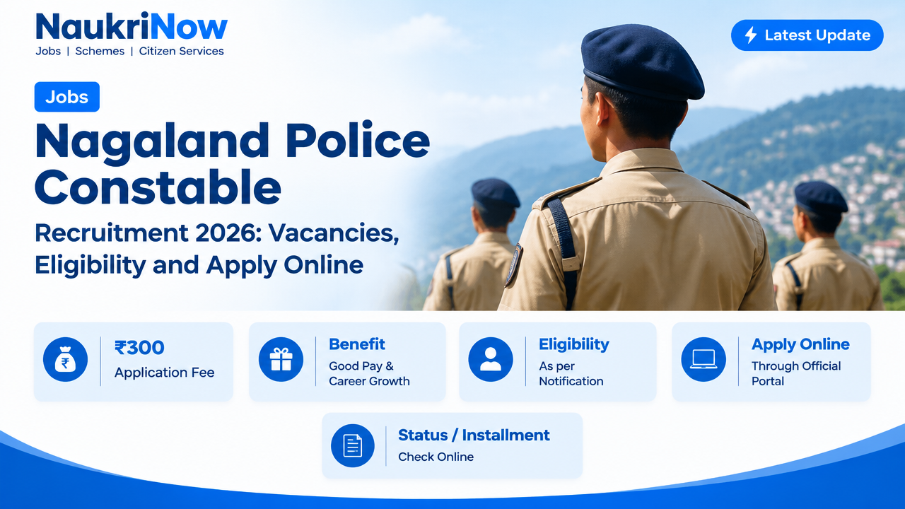 Nagaland Police Constable – NaukriNow featured poster