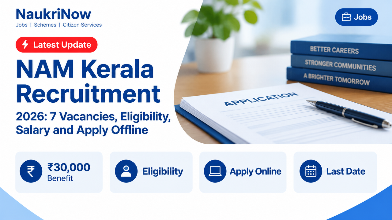 NAM Kerala Recruitment – NaukriNow featured poster