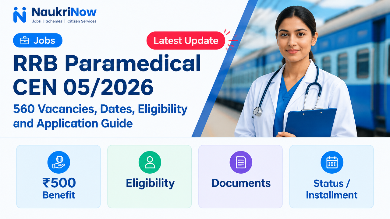 RRB Paramedical CEN 05/2026 – NaukriNow featured poster