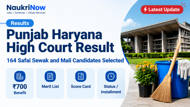 Punjab Haryana High Court Result – NaukriNow featured poster