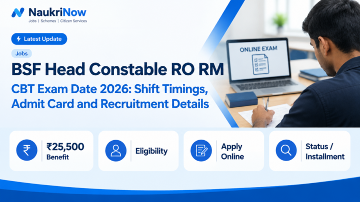 BSF Head Constable RO RM – NaukriNow featured poster