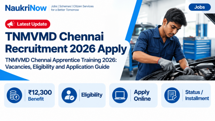 TNMVMD Chennai Recruitment 2026 Apply – NaukriNow featured poster