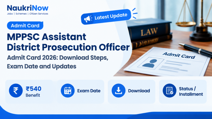 MPPSC Assistant District Prosecution Officer – NaukriNow featured poster