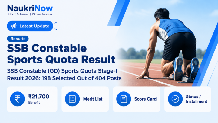 SSB Constable Sports Quota Result – NaukriNow featured poster