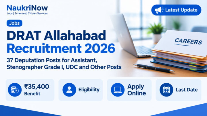 DRAT Allahabad Recruitment 2026 – NaukriNow featured poster