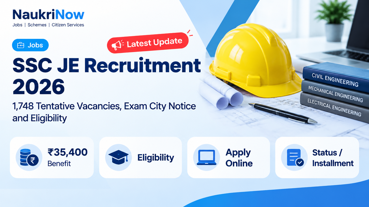 SSC JE Recruitment 2026 – NaukriNow featured poster