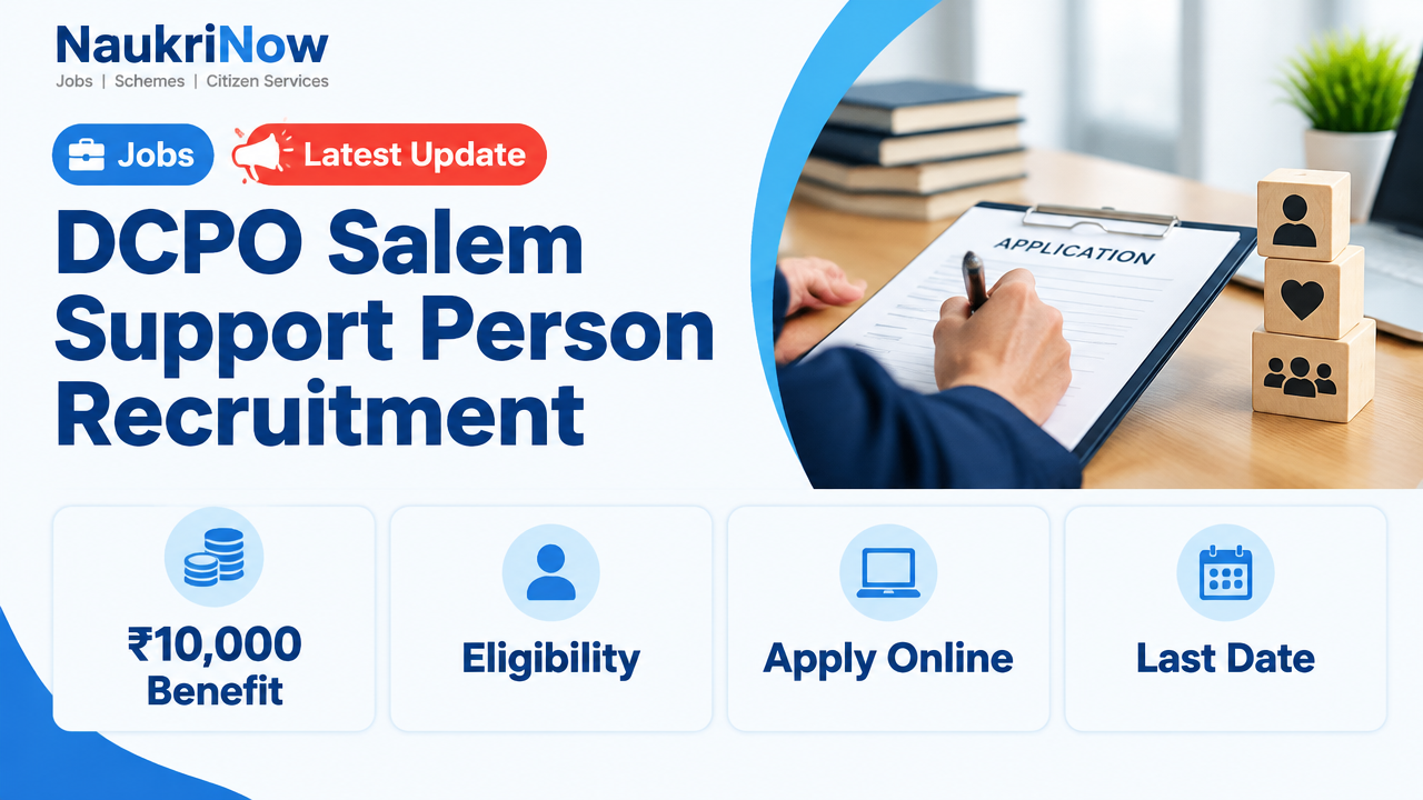 DCPO Salem Support Person Recruitment – NaukriNow featured poster