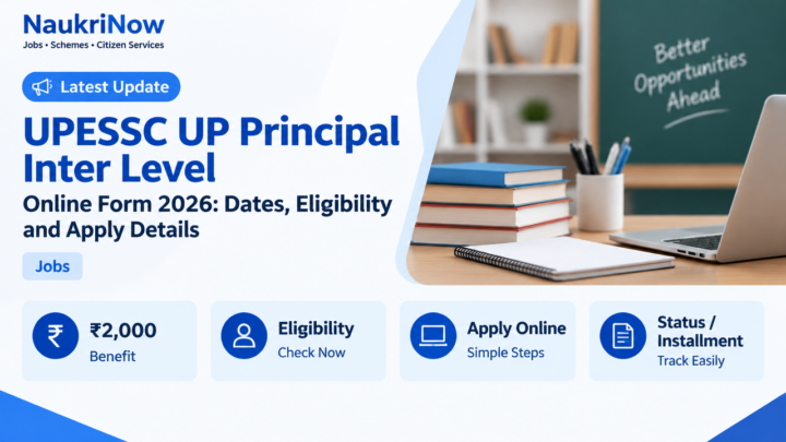 UPESSC UP Principal Inter Level – NaukriNow featured poster