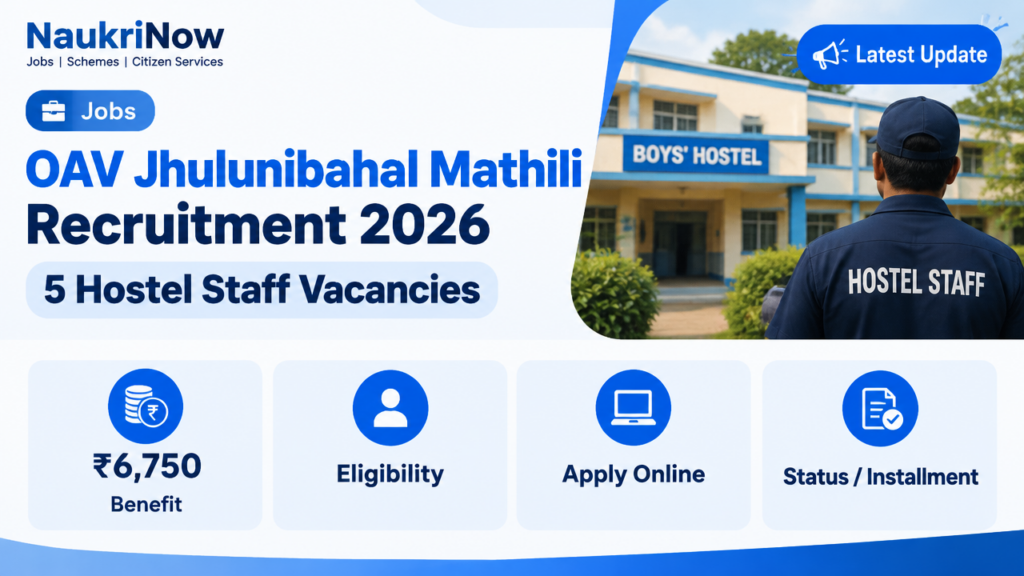 OAV Jhulunibahal Mathili Recruitment 2026 – NaukriNow featured poster