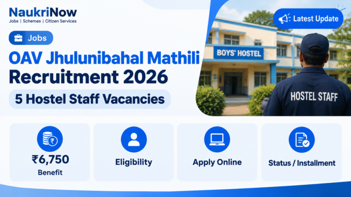 OAV Jhulunibahal Mathili Recruitment 2026 – NaukriNow featured poster