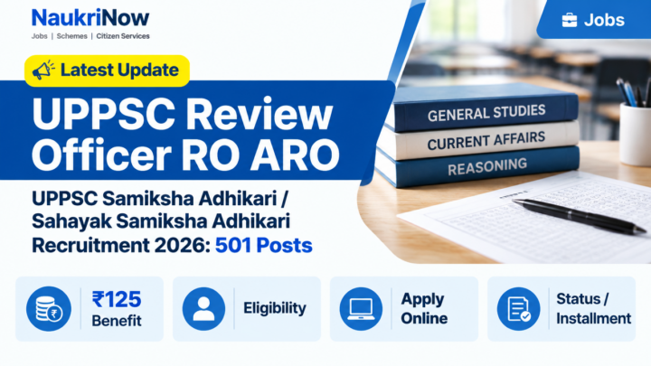 UPPSC Review Officer RO ARO – NaukriNow featured poster