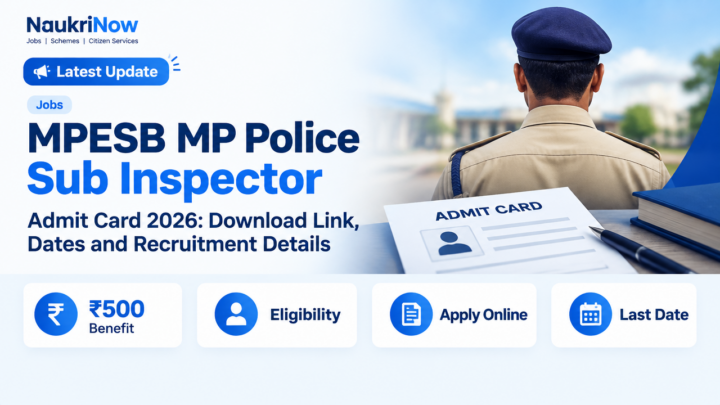 MPESB MP Police Sub Inspector – NaukriNow featured poster
