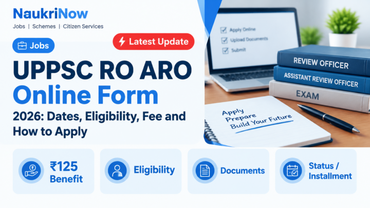UPPSC RO ARO Online Form – NaukriNow featured poster