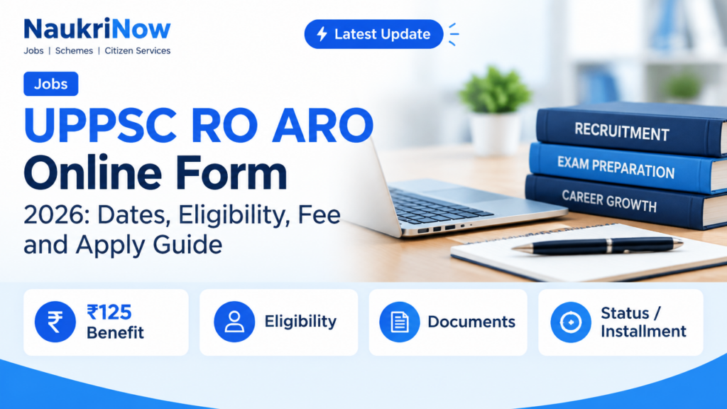 UPPSC RO ARO Online Form – NaukriNow featured poster
