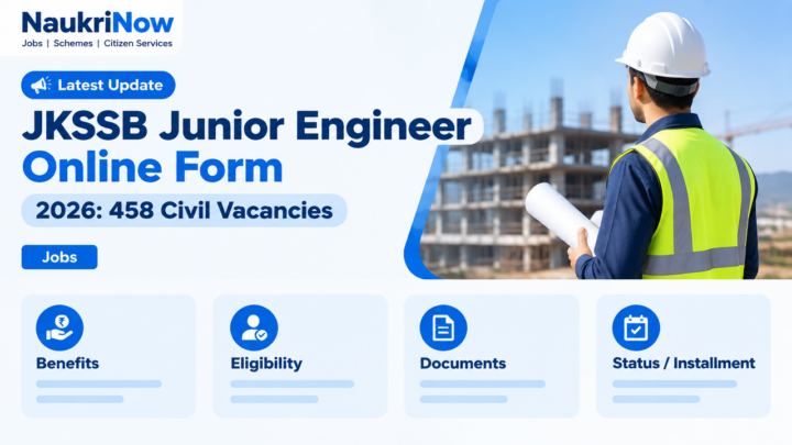 JKSSB Junior Engineer Online Form – NaukriNow featured poster