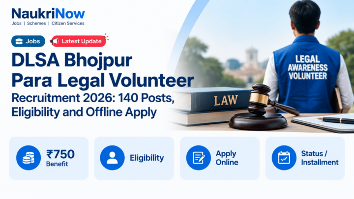 DLSA Bhojpur Para Legal Volunteer – NaukriNow featured poster