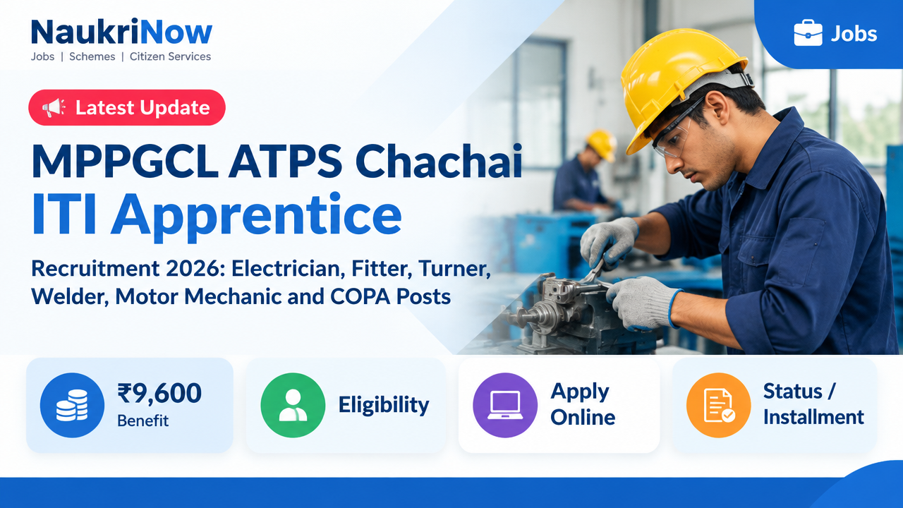 MPPGCL ATPS Chachai ITI Apprentice – NaukriNow featured poster