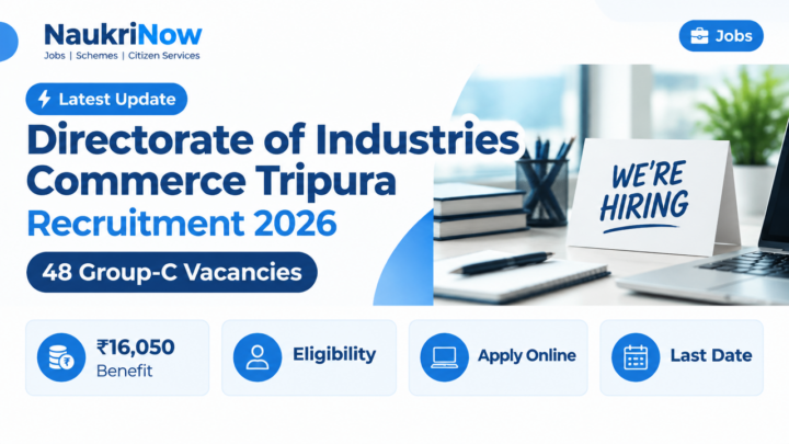 Directorate of Industries Commerce Tripura – NaukriNow featured poster