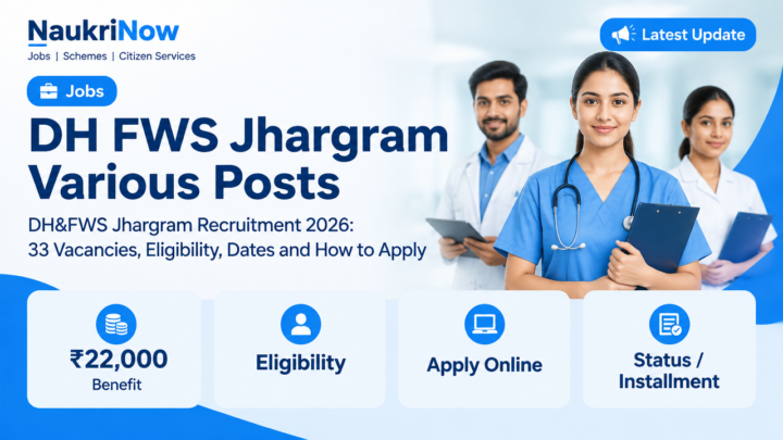 DH FWS Jhargram Various Posts – NaukriNow featured poster