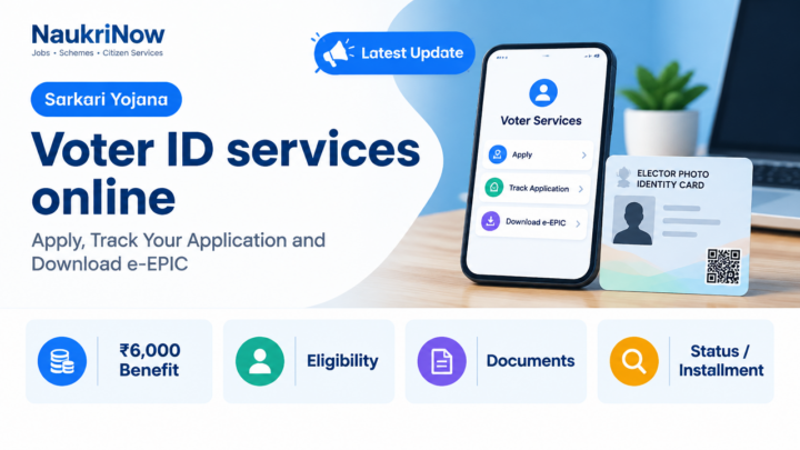 Voter ID services online – NaukriNow featured poster