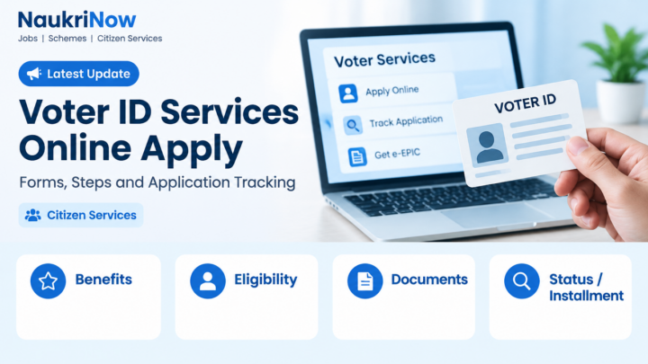 Voter ID Services Online Apply – NaukriNow featured poster
