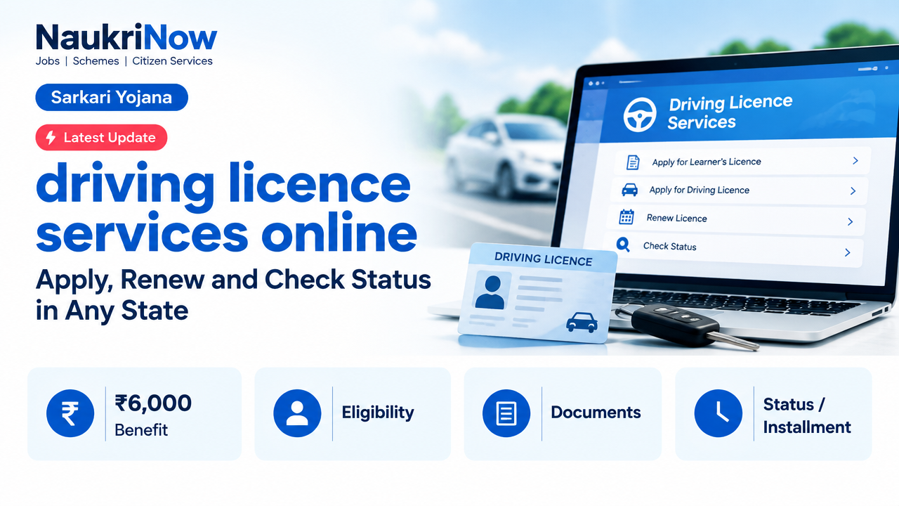 driving licence services online – NaukriNow featured guide